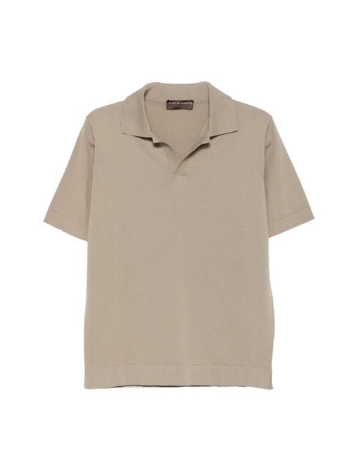 FILIPPO DE LAURENTIIS Natural Short-Sleeve T-Shirt for men