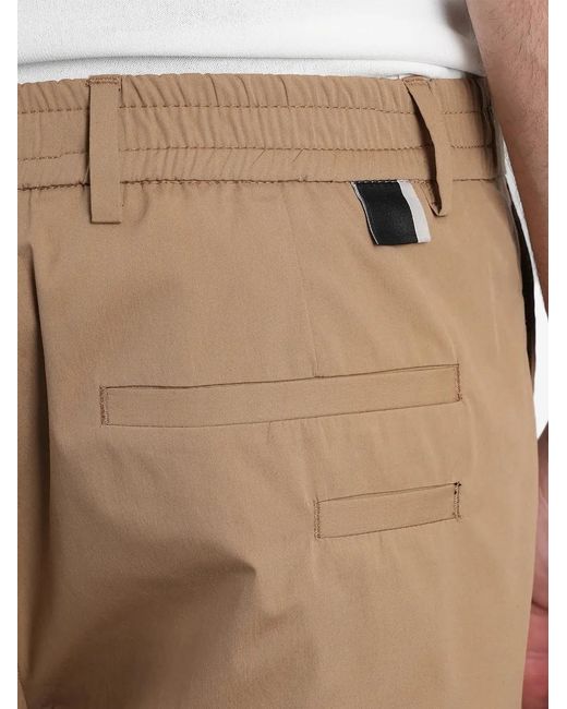 Low Brand Natural Pressed-Crease Trousers for men