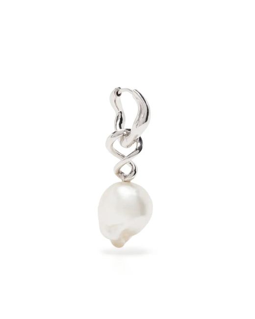 Maria Black White Anila Freshwater Pearl Earring