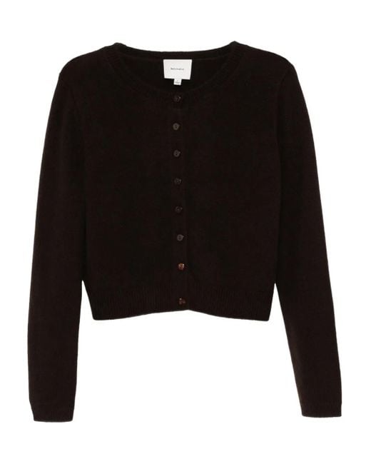 Reformation Women's Black Clara Cardigan