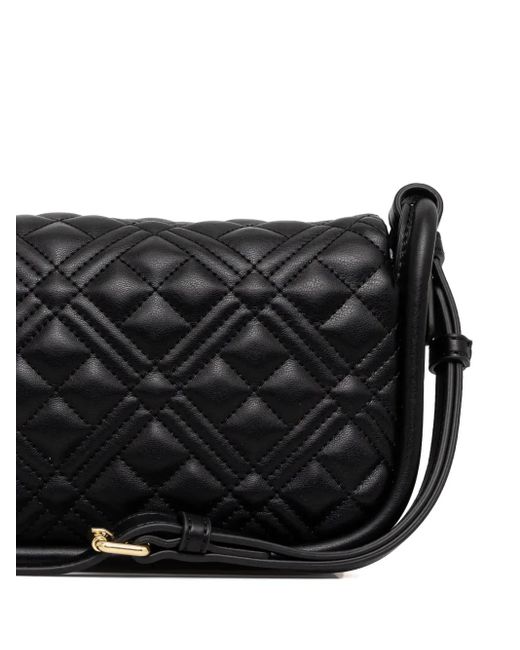 Love Moschino Black Logo-Lettering Crossbody Bag