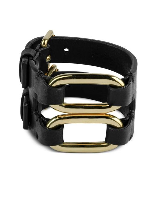 Parts Of 4 Black Sterling Link Gauntlet Bracelet