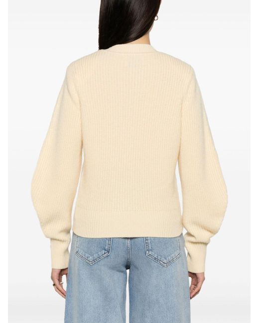 Isabel Marant Natural Pullover mit Pads