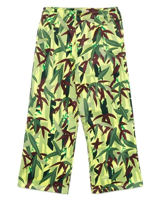 KENZO Green Trousers for men