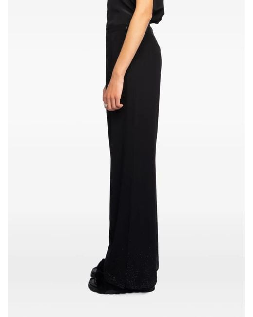 Zadig & Voltaire Black Papel Trousers