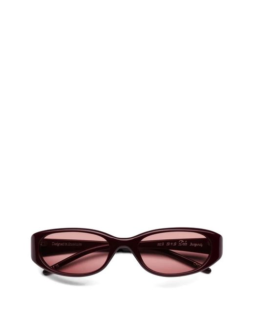 Chimi Brown Dele Oval-Frame Sunglasses