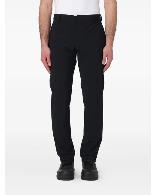 PT Torino Men's Black Slash-Pocket Chinos