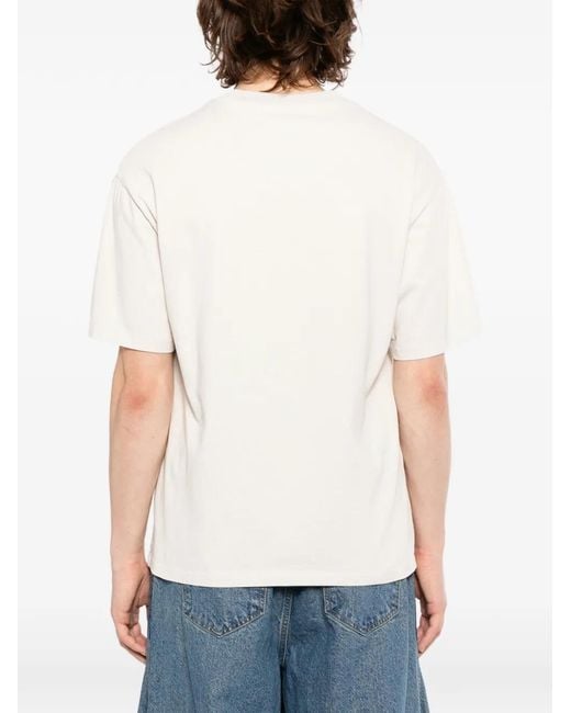 Melt White Printed T-Shirt for men