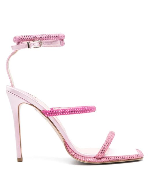 Sophia Webster Pink Callista 100Mm Crystal-Embellished Sandals