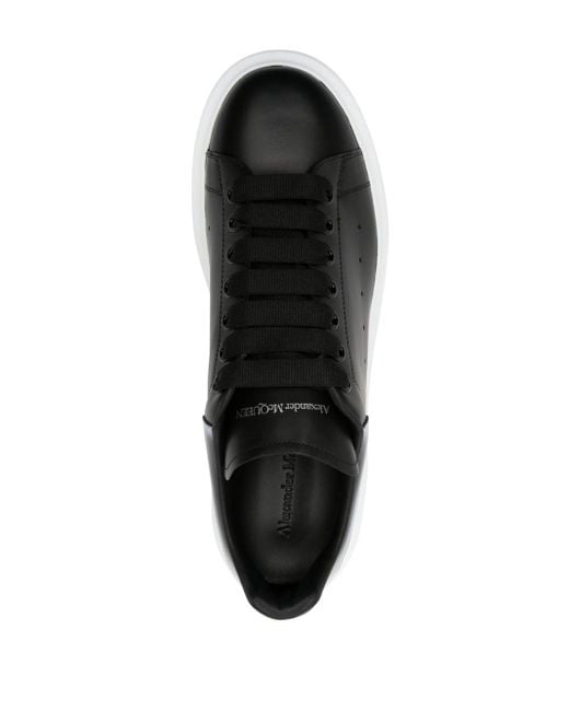 Alexander McQueen Alexander Mc Queen Black silver Oversize Sneaker voor heren Lyst NL