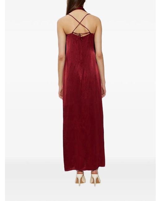 Gestuz Red Robe Longue Sirwa
