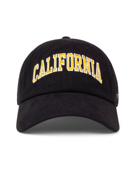 Cappello da baseball California con ricamo di Sporty & Rich in Black