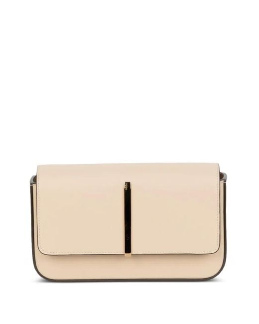 Tod's Natural Chain-Strap Clutch Bag