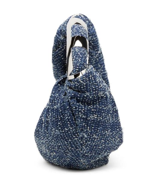 DIESEL Blue Grab-D Denim Tote Bag