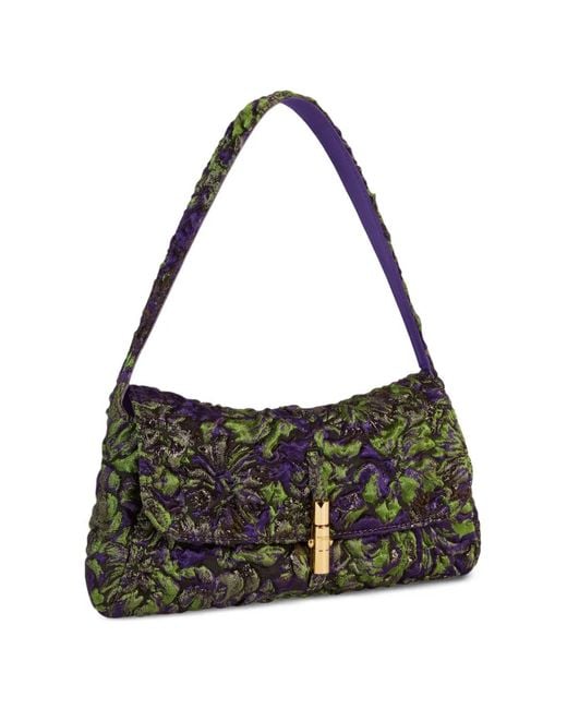 Balmain Black Metropolis Jacquard Bag