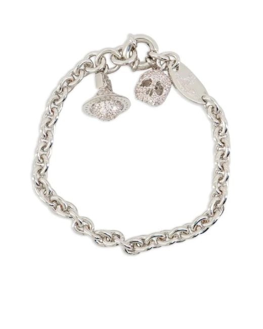 Vivienne Westwood White Circe Bracelet