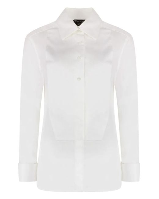 Tom Ford ボタン シャツ White