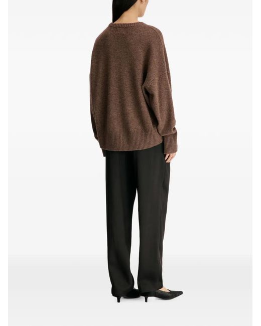 Loulou de Saison Brown Anton Cashmere Sweater