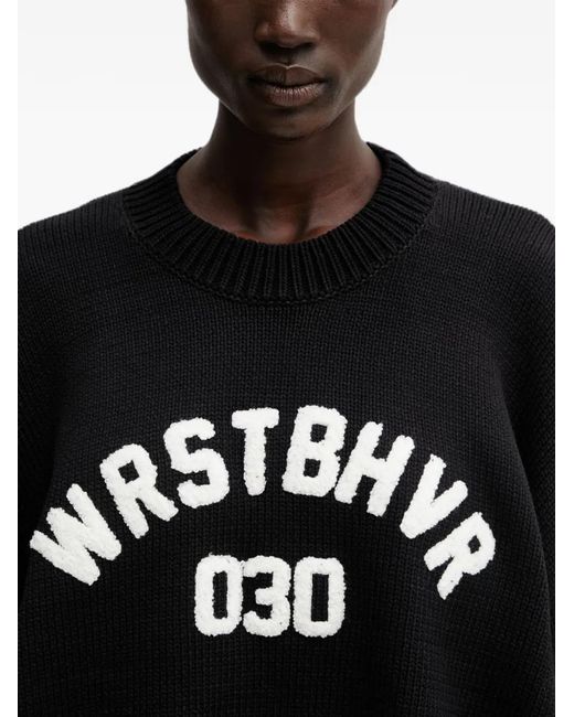 WRSTBHVR Black Pull Luna V3 À Logo