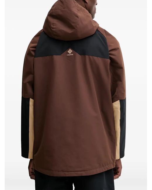 Giacca Da Sci Con Zip E Cappuccio di Columbia in Black da Uomo