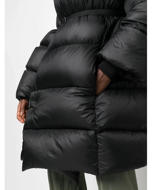 Rick Owens Black Jumbo Poncho Coat