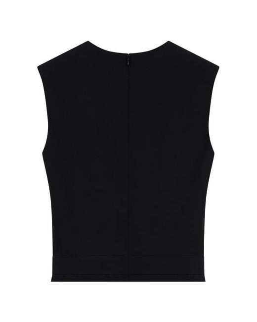 Givenchy Midi-Jurk Van Wol in het Black