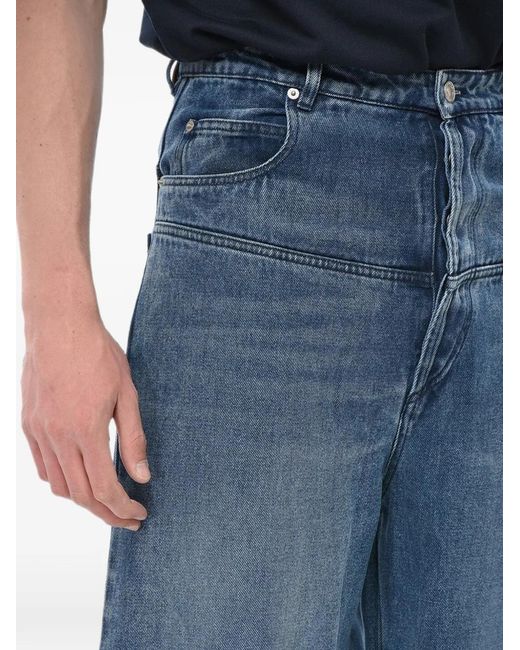 Isabel Marant Blue Wide-Leg Jeans for men
