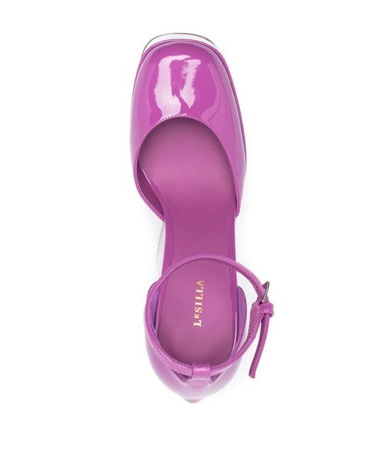 Le Silla Purple Nikki 170Mm Platform Pumps