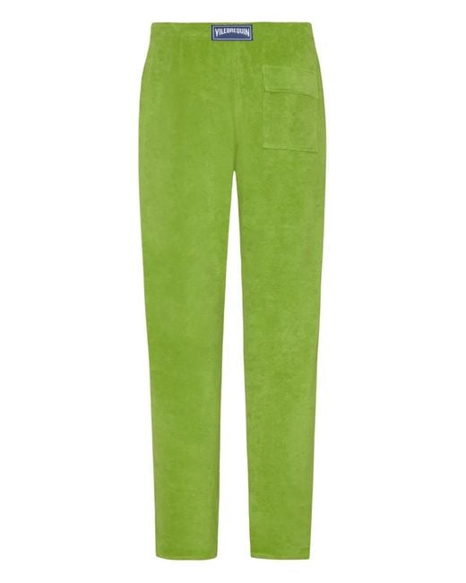 Vilebrequin Green Terry Trousers for men