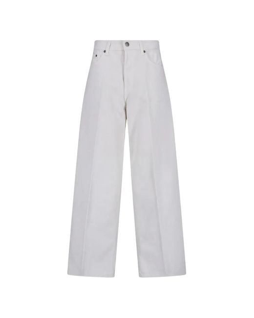 Haikure White Bethany Wide-Leg Jeans