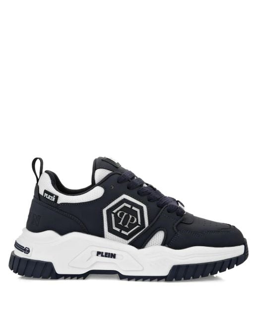 Philipp Plein Blue New Predator Sneakers