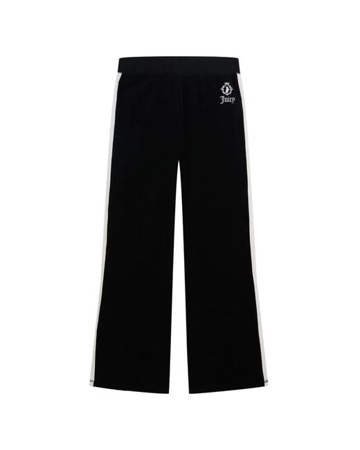 Juicy Couture Black Logo-Detail Track Pants