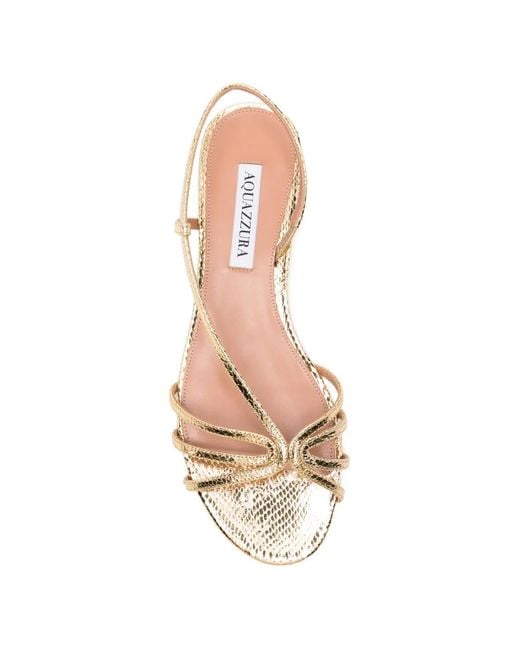 Aquazzura White Talk To Me Strappy Sandals