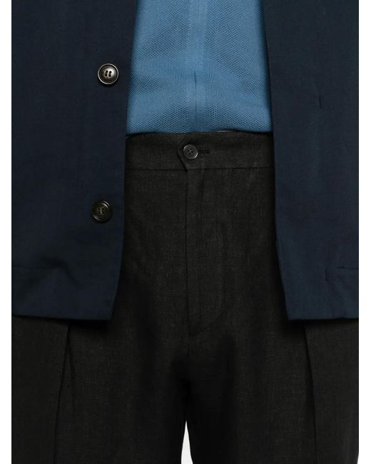 Briglia 1949 Black Pantalon Ample À Pinces for men