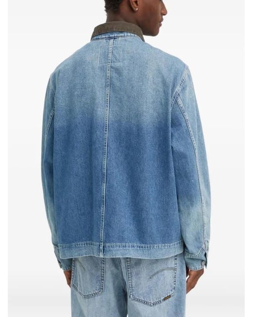 Levi's Blue Pocket Zip Jacket for men