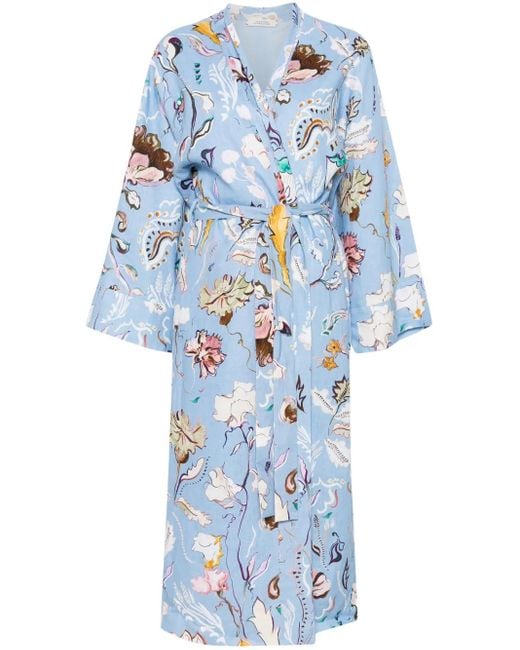 Dorothee Schumacher Floral Power コート Blue
