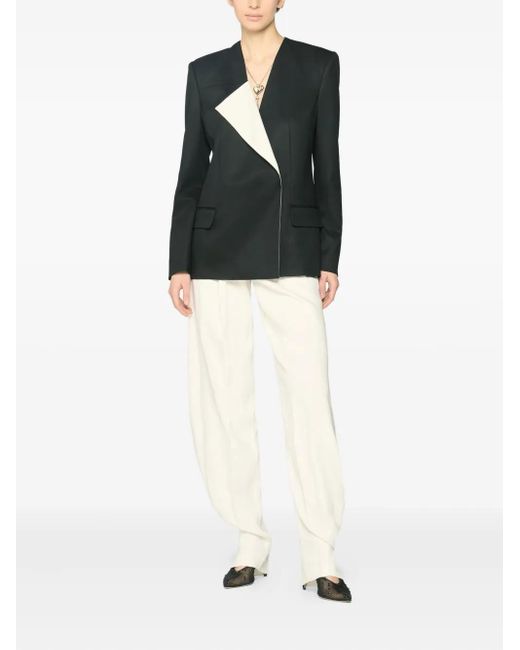 Genny Black Contrasting~Panel Blazer