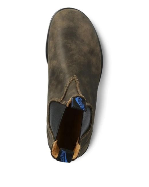 Blundstone Black Elastic-Sided Leather Chelsea Boots