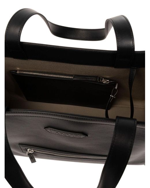 Lanvin Handtasche mit Logo-Patch in Black für Herren