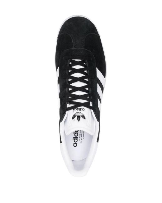 Adidas Black Gazelle Suede Sneakers