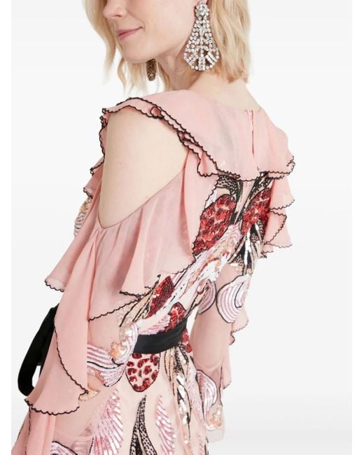 Temperley London Amaya マキシドレス Pink