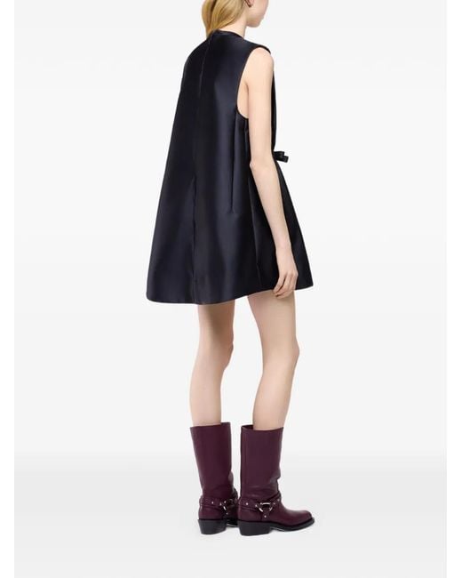 Rabanne Blue Bow Mini Dress