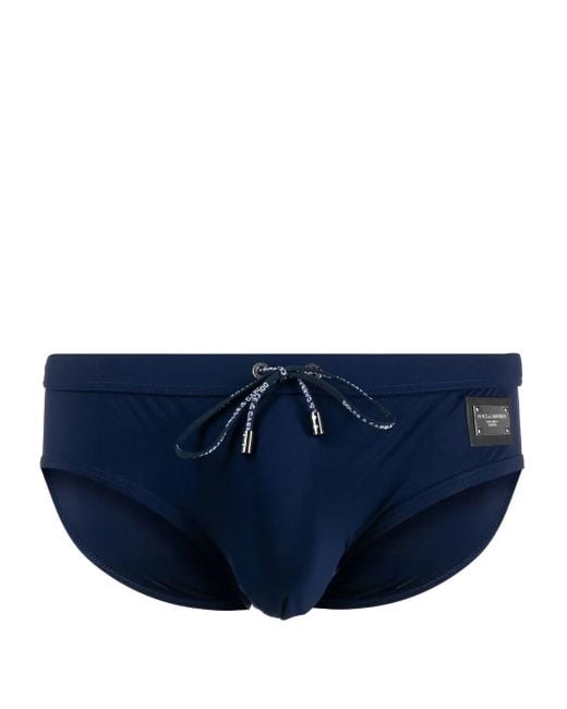 メンズ Dolce & Gabbana Dg Essentials トランクス水着 Blue