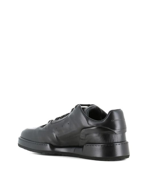 Officine Creative Black Sneakers Eraser/001 for men