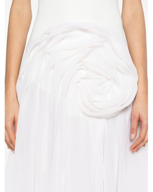 Chloé White Panelled Tank Dress - Women's - Polyamide/silk