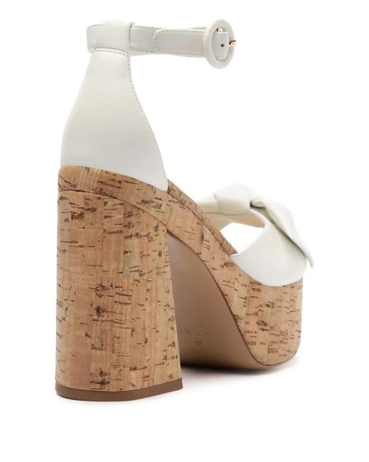 Alexandre Birman White Maxi Clarita Sandalen 120mm