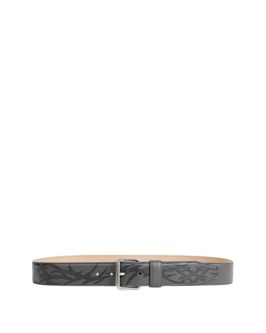 Balenciaga White Print-Detail Belt for men