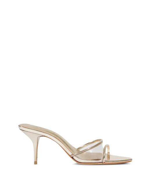 SCHUTZ SHOES White Elodie Toe Ring Pumps