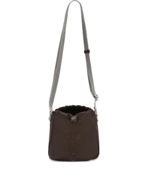 A.P.C. White Sac À Bandoulière À Bride Ajustable for men