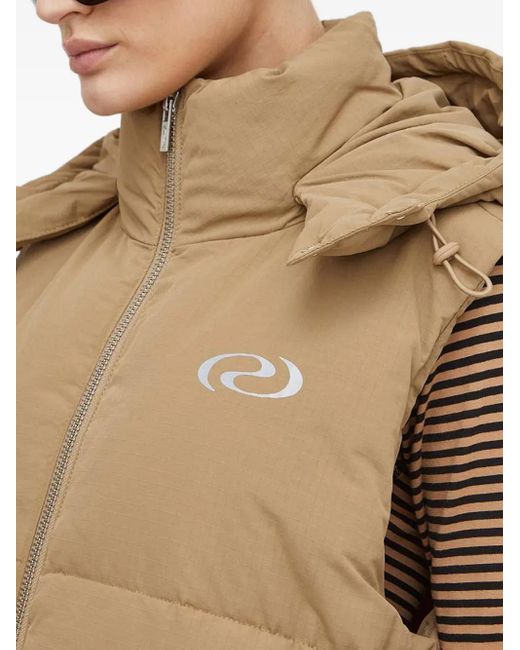 Résumé Natural Logo-Print Gilet